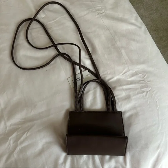 NEW WITH TAGS MINI TELFAR IN BROWN